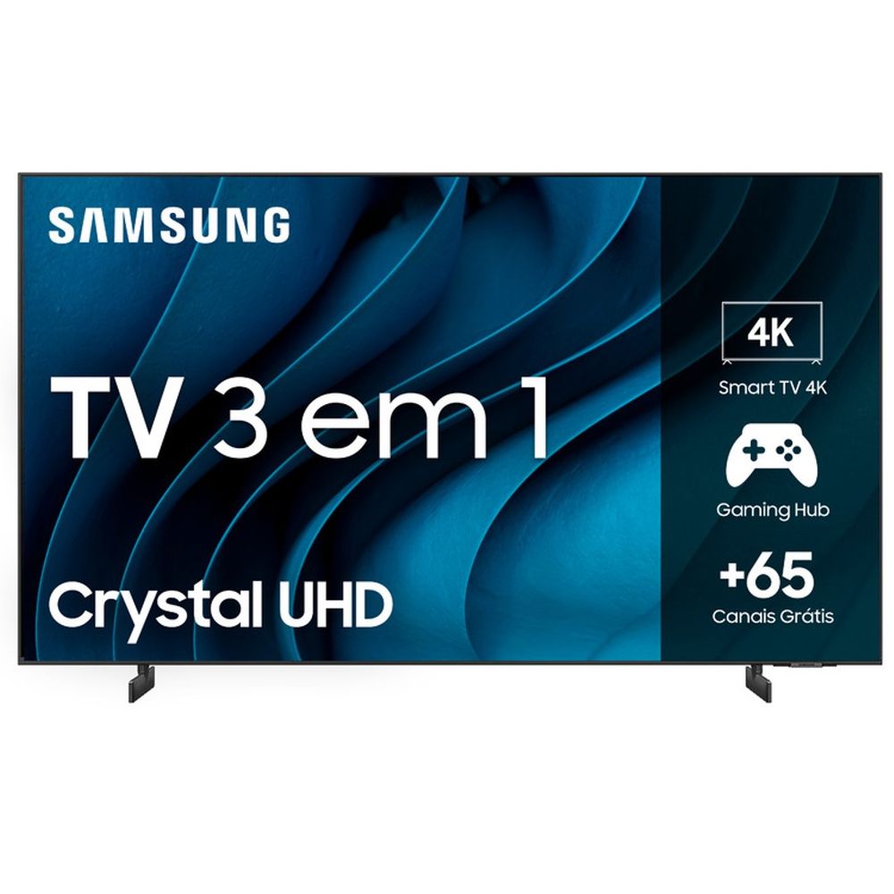 Smart TV 50 Polegadas Crystal UHD 4K CU8000 Bluetooth Wi-Fi Gaming Hub Tela sem limites Alexa built in - Samsung