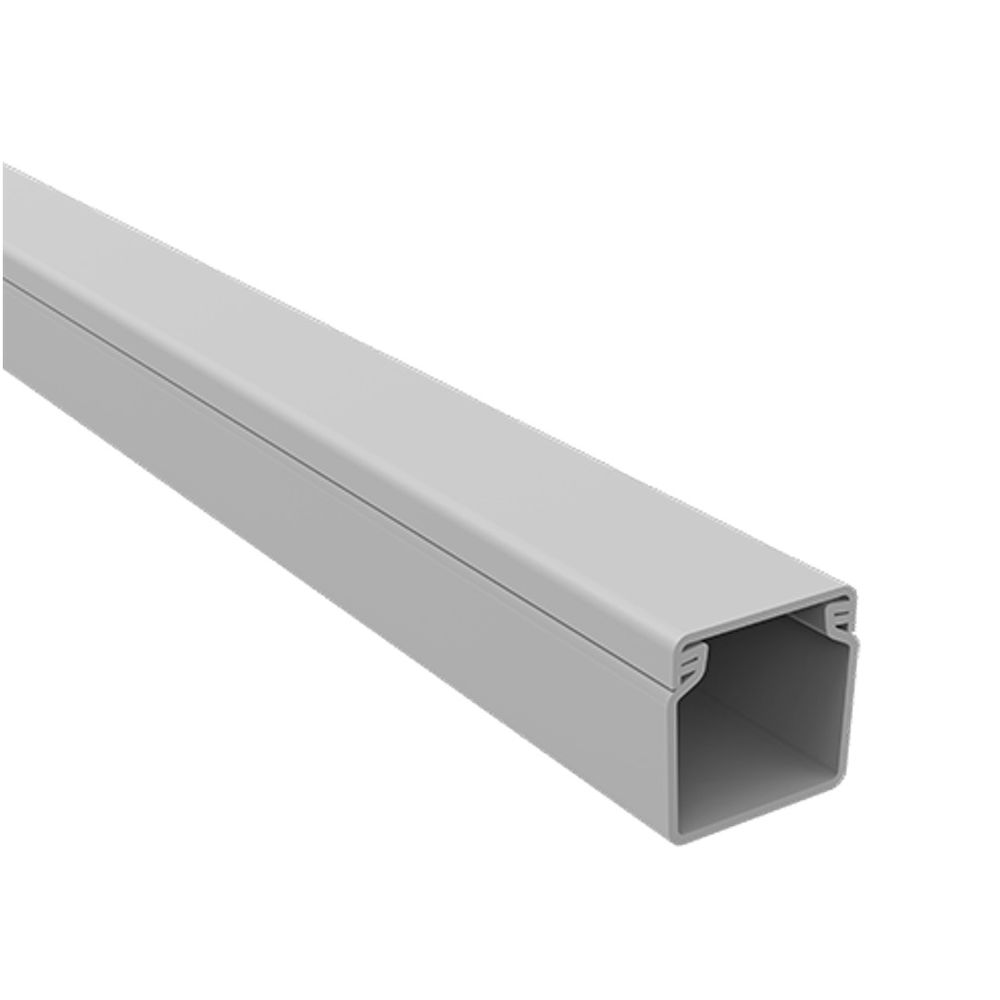 Canaleta Industrial 30x30 sem Divisoria Fechada Cinza - Enerbras Canaleta Industrial 30x30 sem Divisoria Fechada Cinza - Enerbras