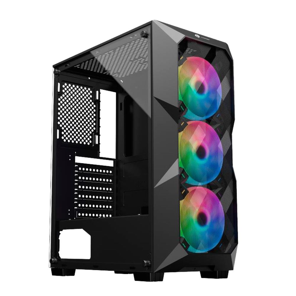 Gabinete Gamer Hayom Mid Tower ATX RGB GB1710 Gabinete Gamer Hayom Mid Tower ATX RGB GB1710