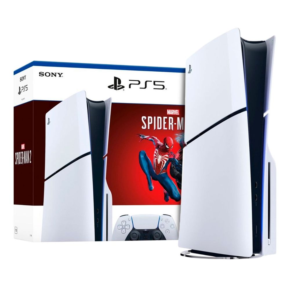 Console PlayStation 5 Slim 1TB SSD Spider Man 2 - Sony