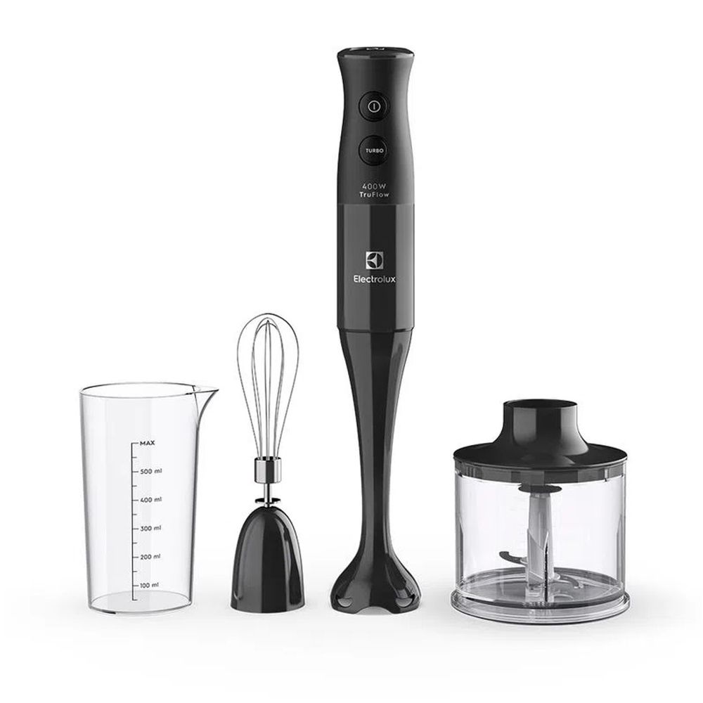 Mixer 3 em 1 Electrolux 400W com Tecnologia TruFlow Power System EIB10 127V Preta