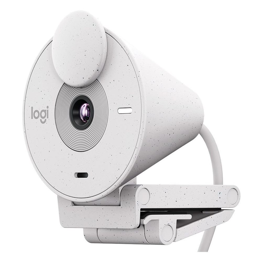 Webcam Brio 300 Full HD 1080P 960-001440 Branca - Logitech Webcam Brio 300 Full HD 1080P 960-001440 Branca - Logitech
