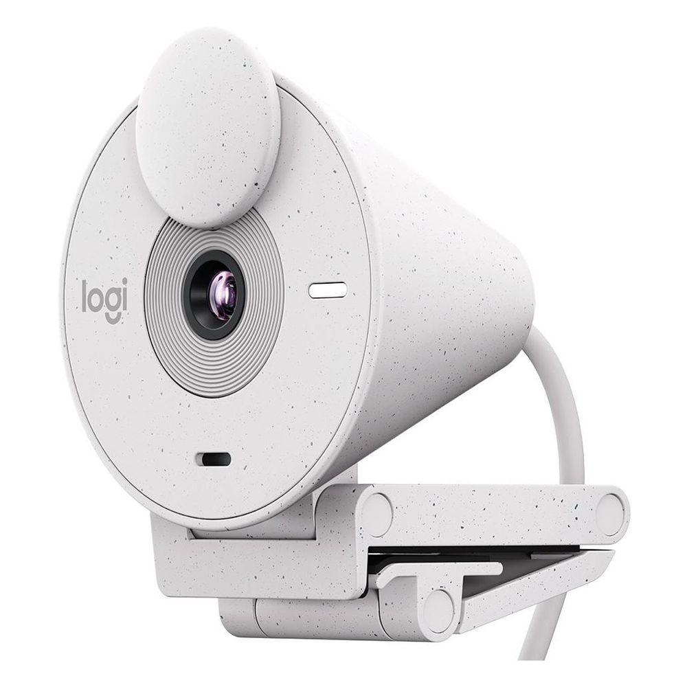 Webcam Brio 300 Full HD 1080P 960-001440 Branca - Logitech