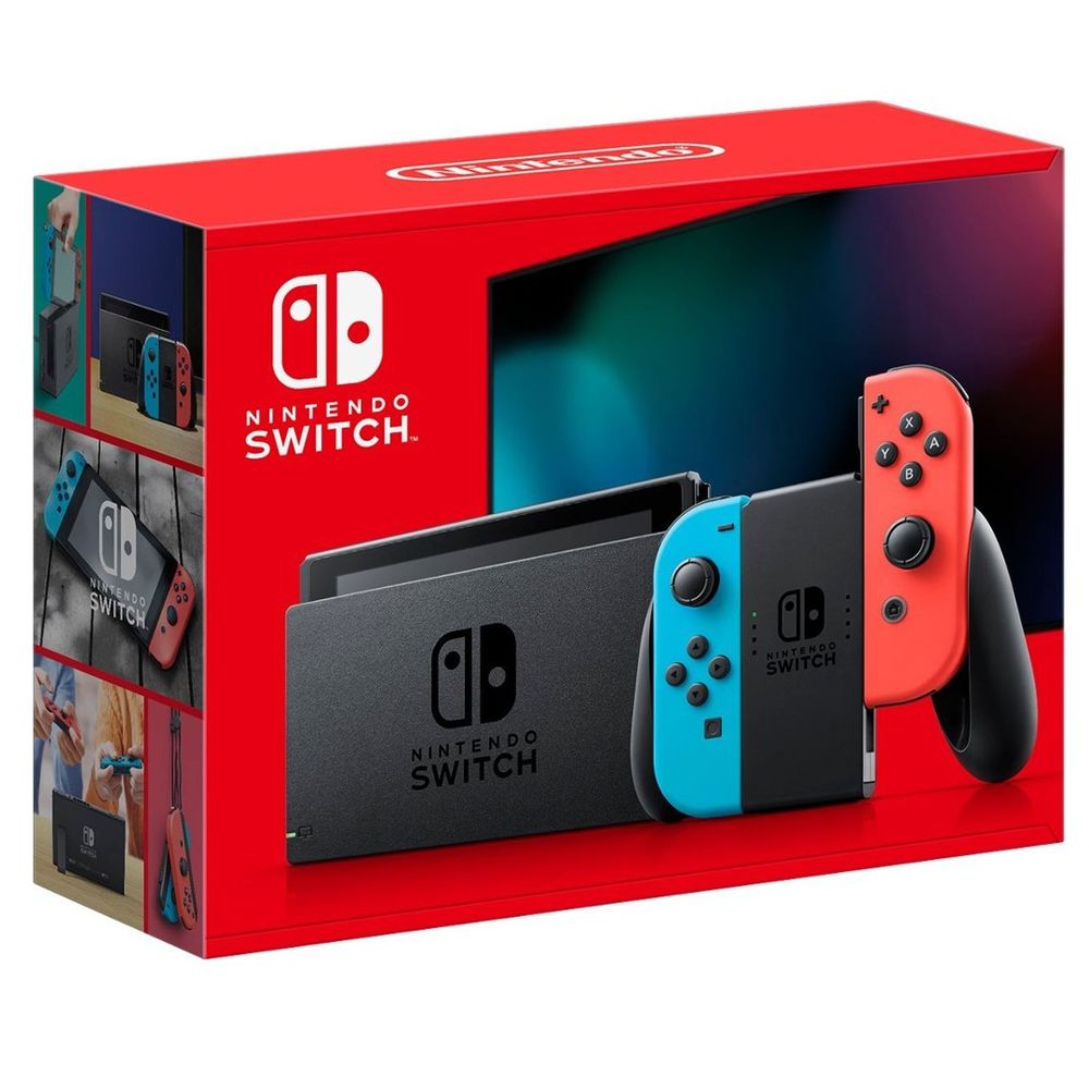 Console Nintendo Switch 32GB com Joy-Con Neon Vermelho e Neon Azul - Nintendo