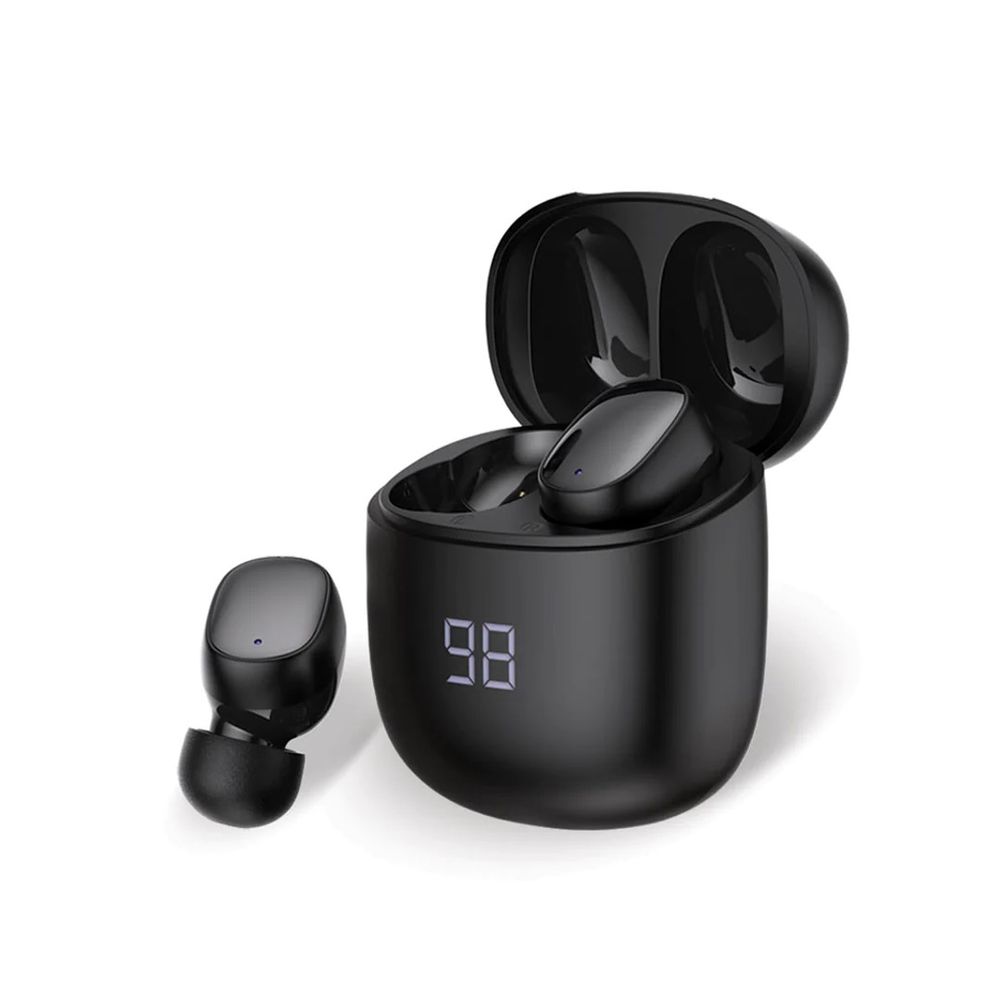 Fone De Ouvido Intra Auricular Bluetooth Skeipod E66 TWS com Cancelamento de Ruido Preto - Argom