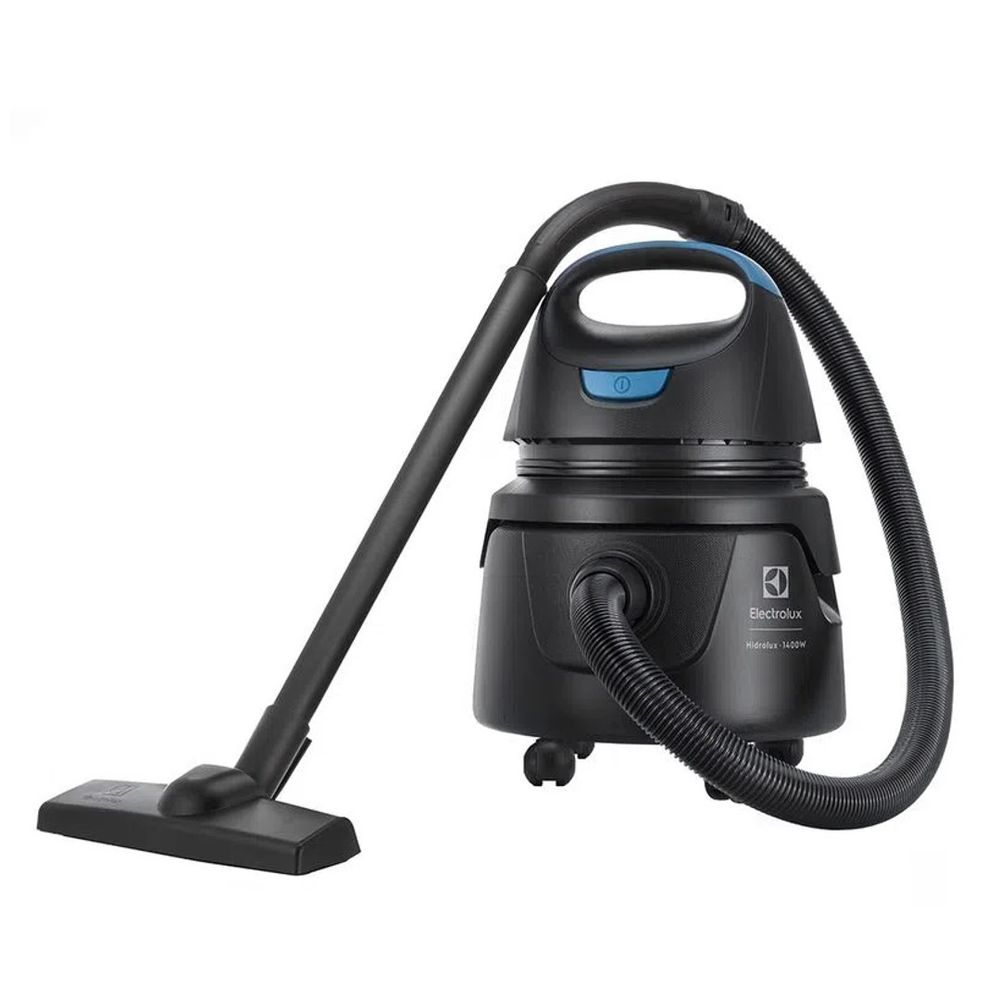 Aspirador de Pó e Água Electrolux 12L 1400W com Conjunto de Acessórios e Rodas 360 AWD01 127V Preto