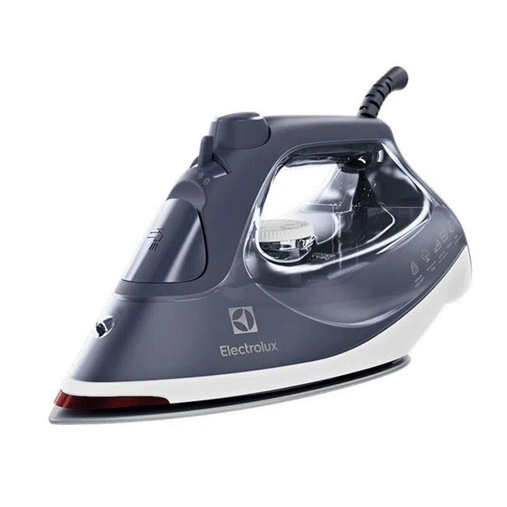 Ferro de Passar Roupa Electrolux a Vapor e a Seco Experience Care com Tecnologia Power Vapour ESI60 127V Cinza