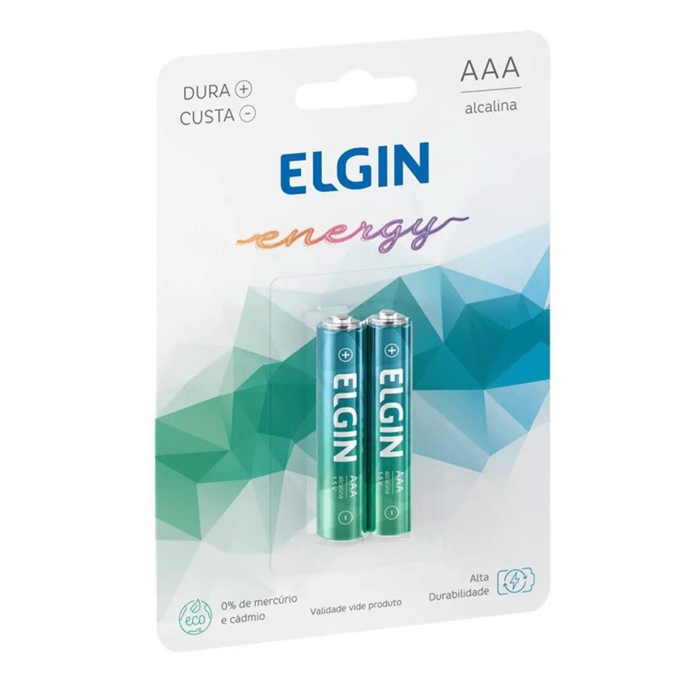 Pilha Elgin Alcalina AAA 1,5V 02 und Pilha Elgin Alcalina AAA 1,5V 02 und