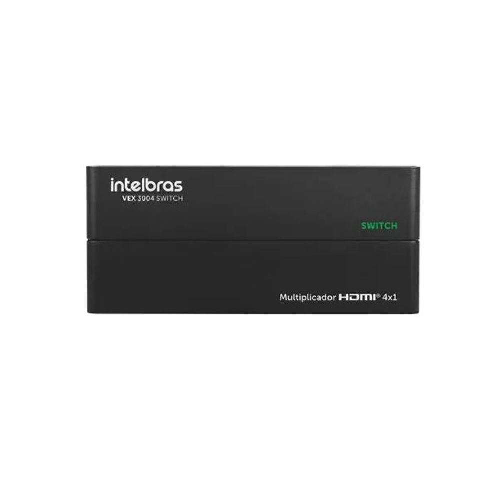 Switch HDMI Intelbras 4 em 1 com Controle Remoto 4K VEX 3004