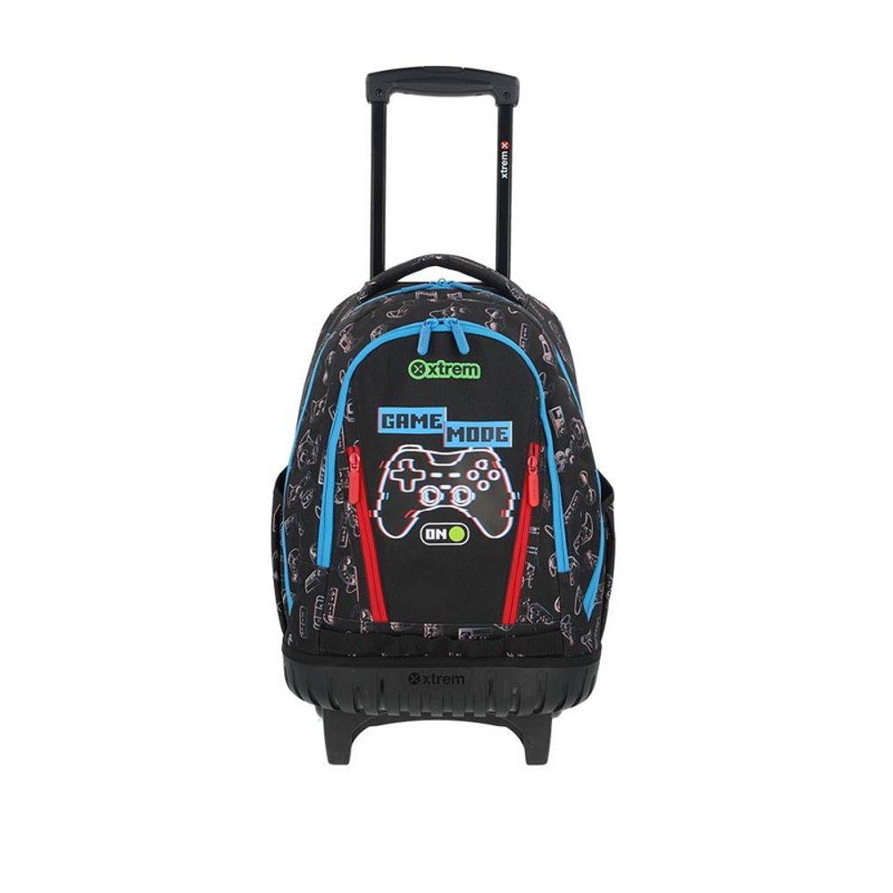 Mochila Infantil com Rodas Cross 298 Game Preta - Xtrem Mochila Infantil com Rodas Cross 298 Game Preta - Xtrem