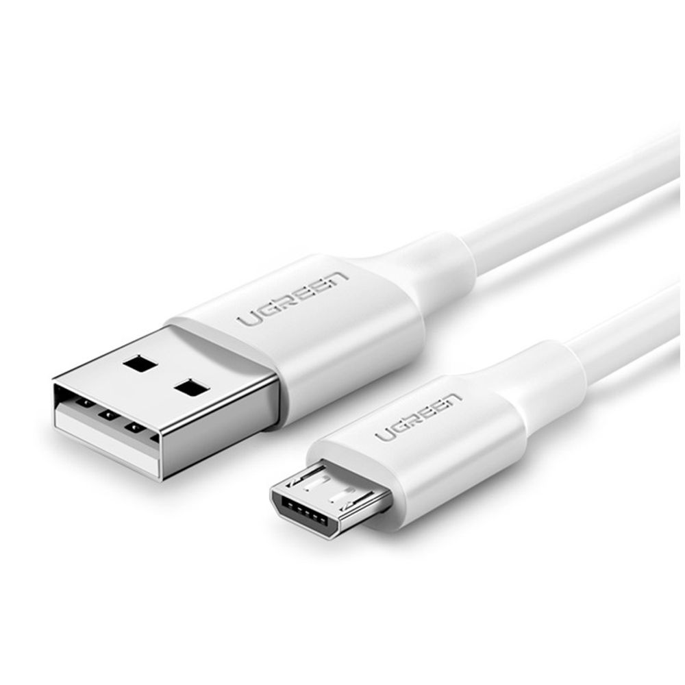 Cabo de Carregamento Micro USB para USB 2.0 2.0M US289 Branco - Ugreen