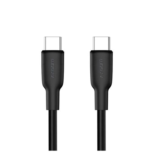 Cabo Argom USB-C para USB-C 1.8M Dura Flex Fast 65W Preto