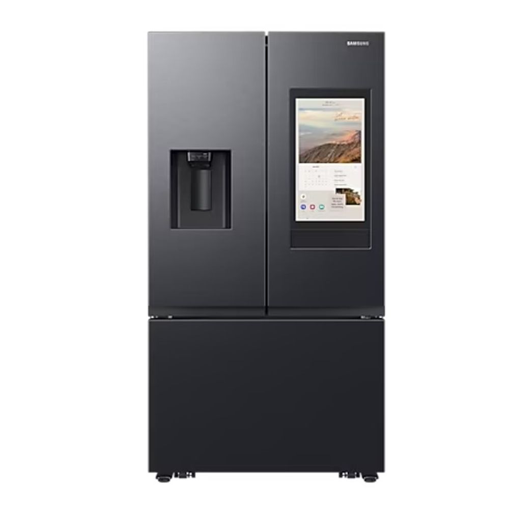 Geladeira Samsung Smart French Door 564L Metal Cooling Family Hub RF27 127V Preta
