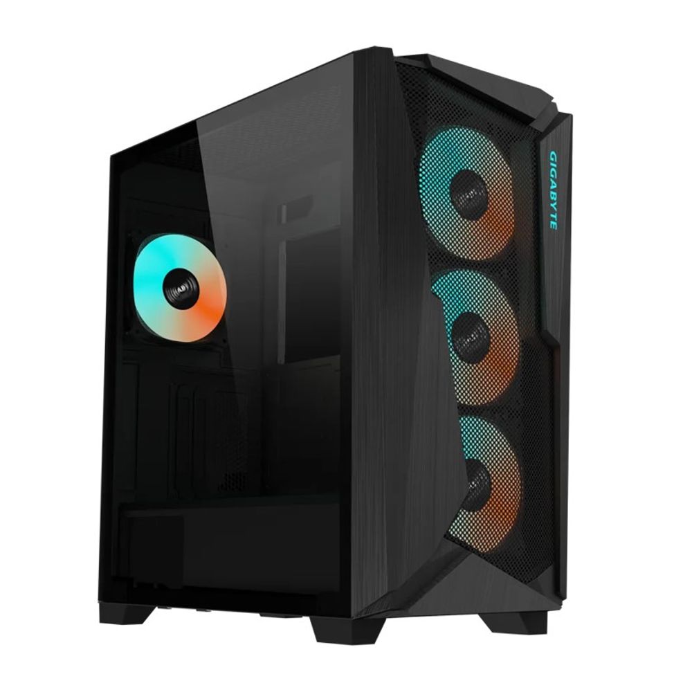Gabinete Gamer Mid Tower ATX C301G Glass Preto - Gigabyte