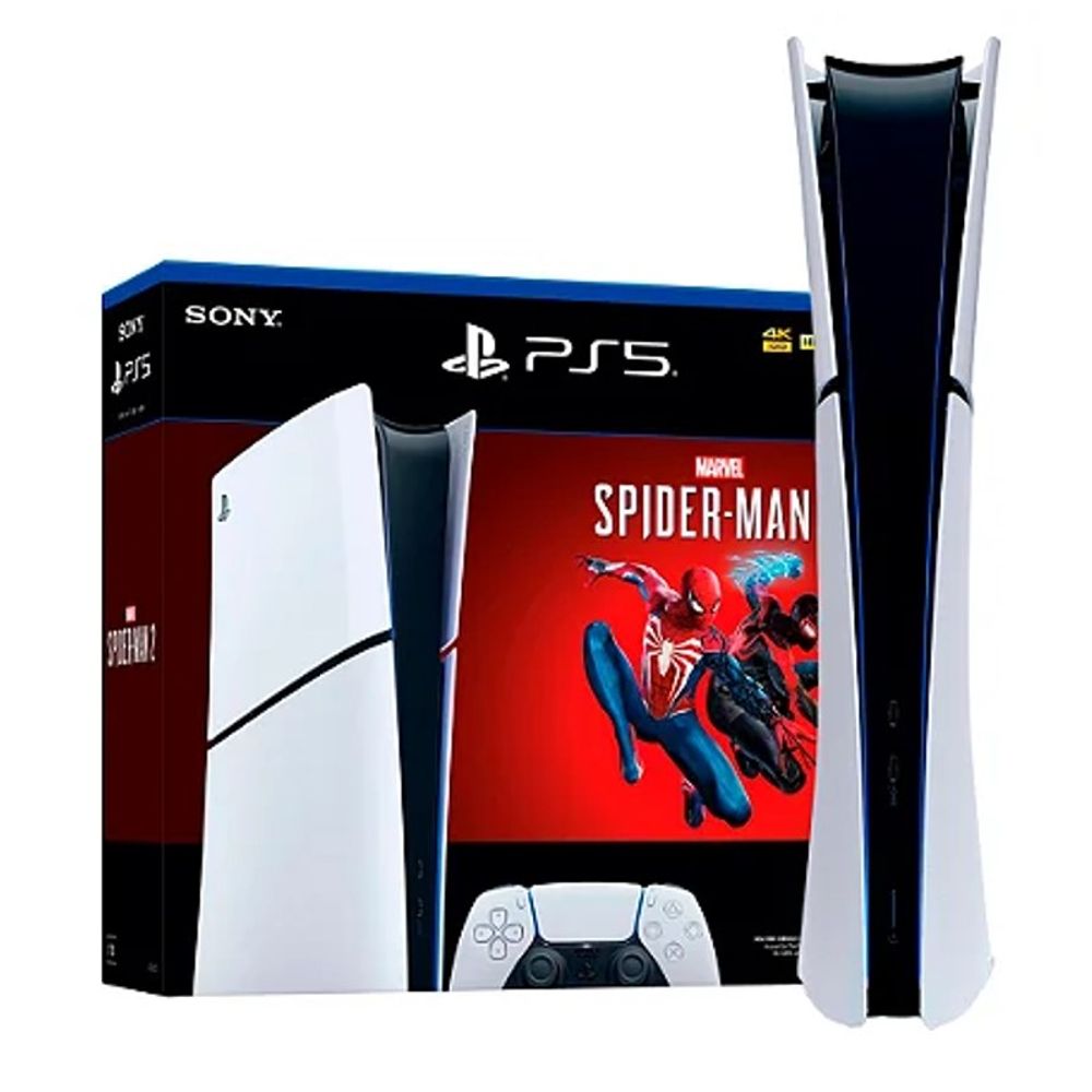Console PlayStation 5 Slim Digital 1TB com Spider Man 2 - Sony