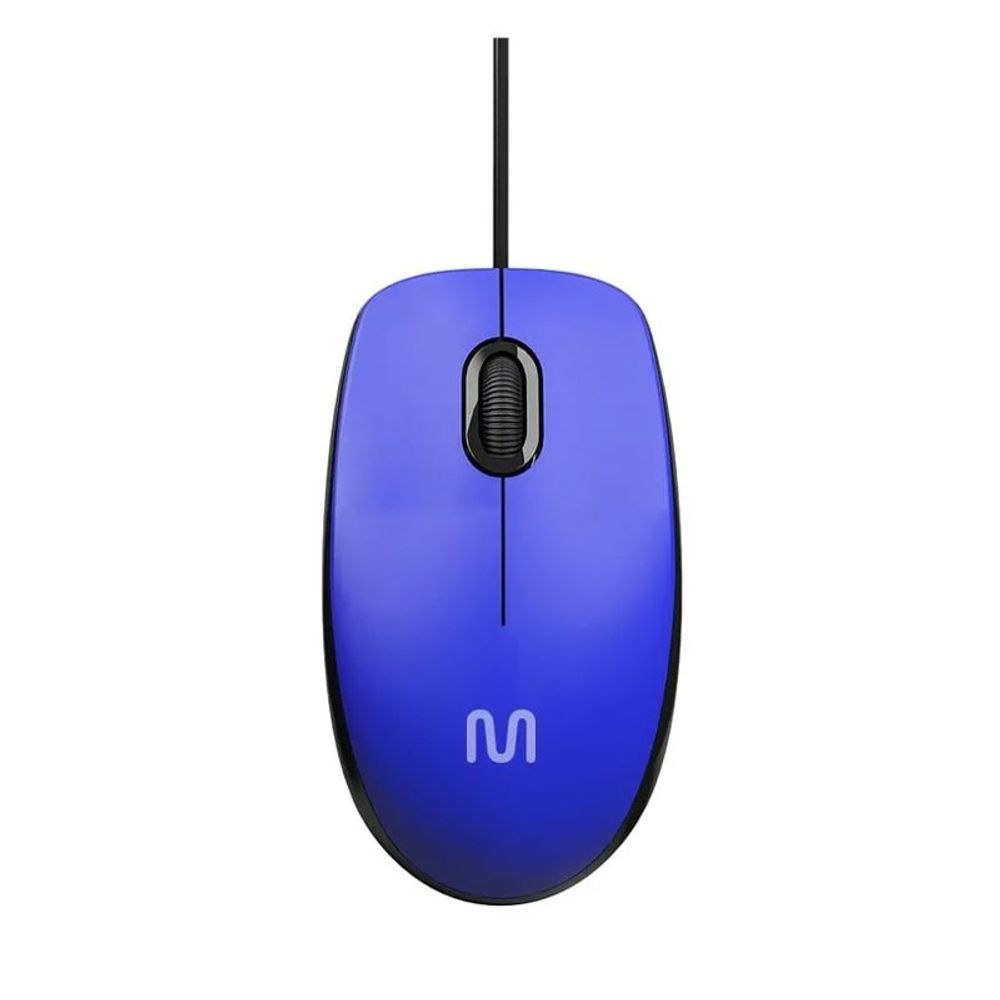 Mouse Multilaser USB Silent 1200dpi MF400 Azul Mouse Multilaser USB Silent 1200dpi MF400 Azul