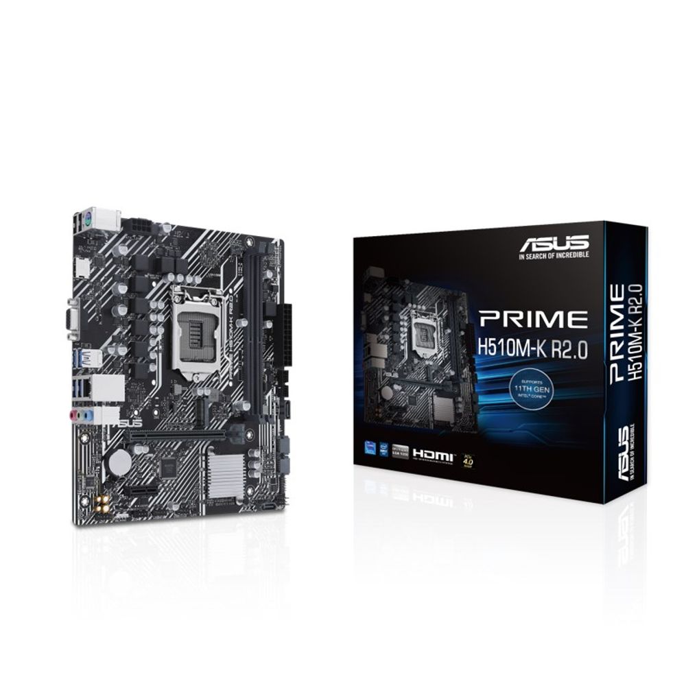 Placa Mãe mATX 11/10G LGA 1200 PRIME H510M-K R2.0 - Asus