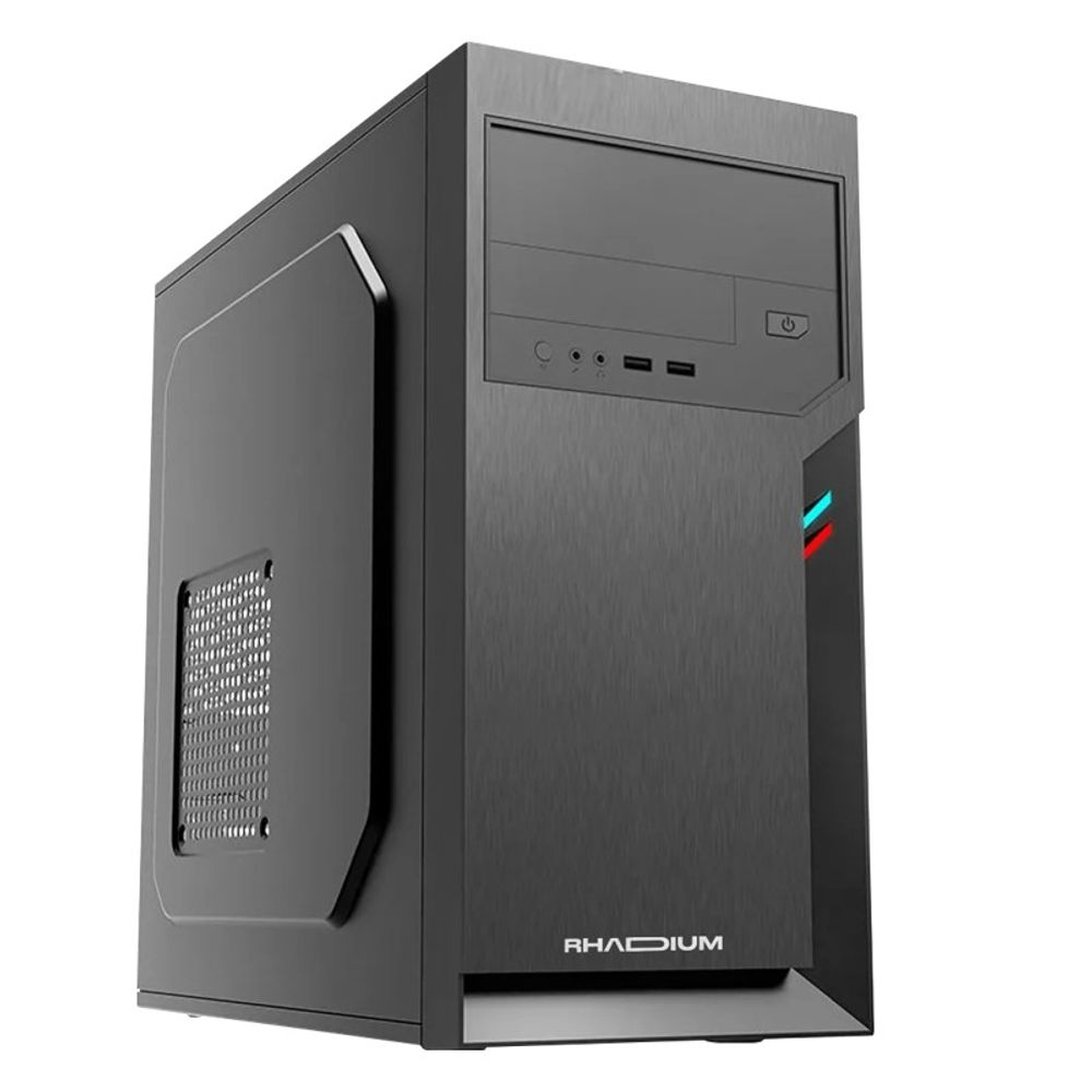 Gabinete Office Rhadium Micro ATX com Fonte 200W RHA-GAB-0002 Preto