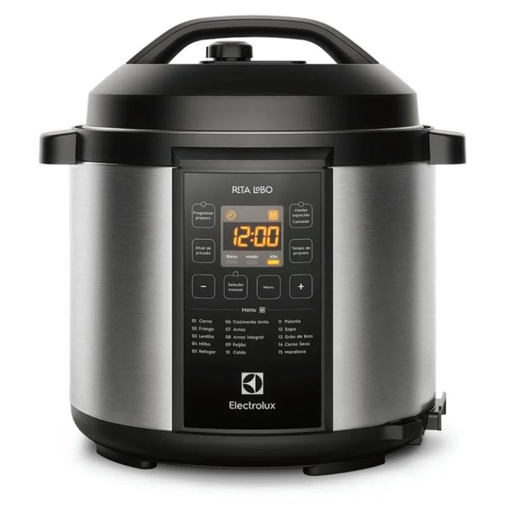 Panela de Pressão Elétrica Electrolux 6L Digital Experience PCC20 127V Inox