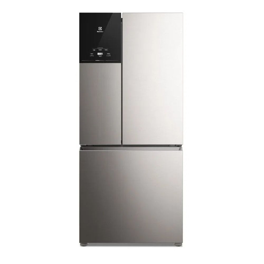 Geladeira Electrolux 3 Portas Frost Free Inverter 590L AutoSense IM8S 127V Cinza