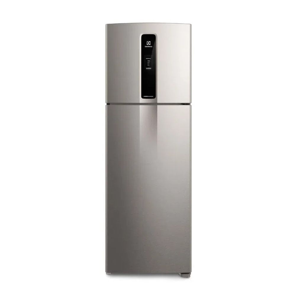 Geladeira Electrolux Duplex Frost Free Inverter 390L Efficient AutoSense IF43S 127V Cinza