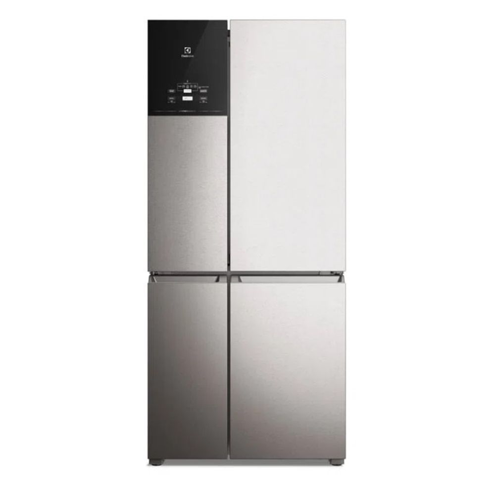 Geladeira Electrolux Duplex Frost Free  Inverter 581L FlexiSpace 4  Portas  IQ8S 127V  Cinza