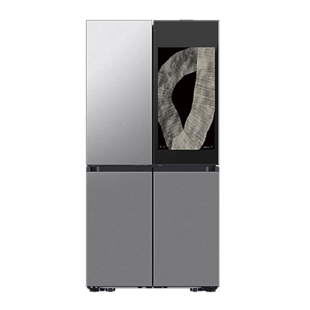 Geladeira Samsung Frost Free French Door 699L Bespoke Family Hub com Tela de 32” RF29 127V Cinza