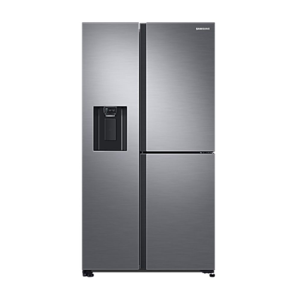 Geladeira Samsung Frost Free Side by Side 601L com Dispenser de Água e Gelo e FlexZone RS65 127V Cinza