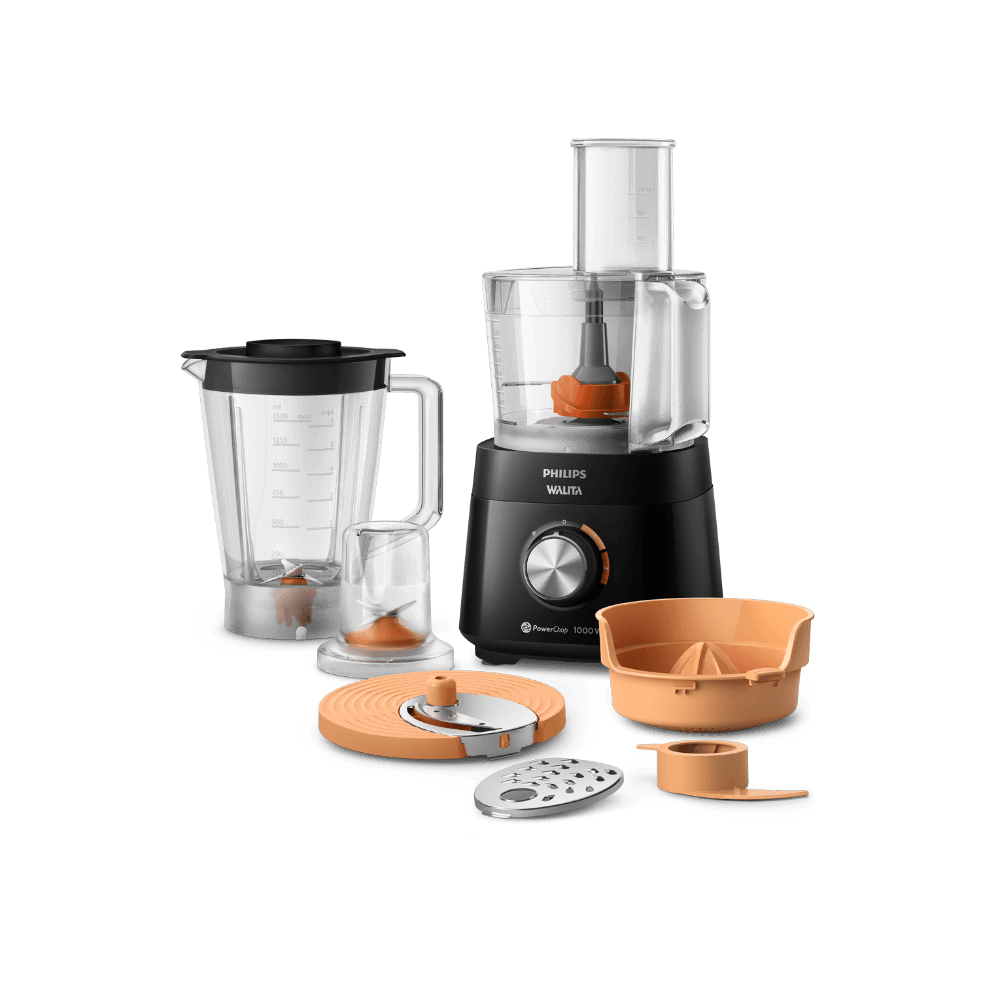 Multiprocessador Walita PowerChop 1000 Kit 6 Acessórios 1000W HR7304 127V
