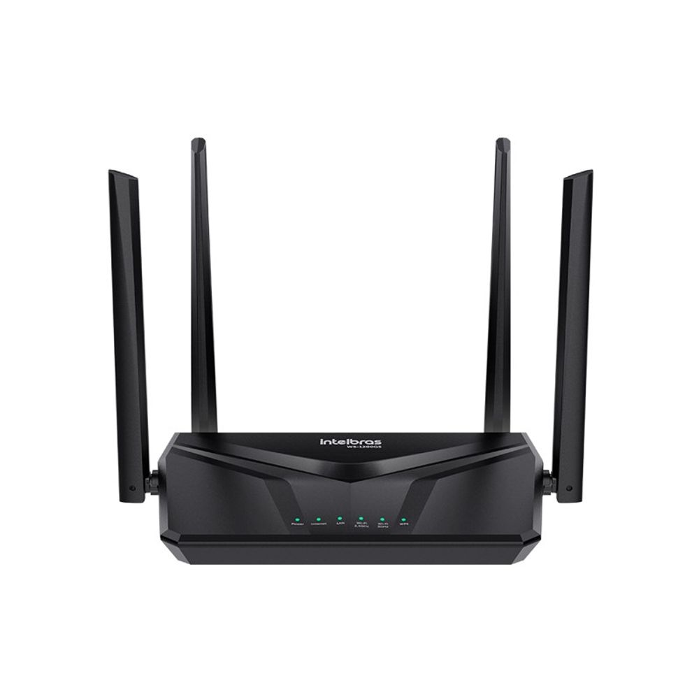 Roteador Intelbras Wireless AC 1200Mbps Dual Band Wi-Fi 5 4 Antenas W5-1200GS