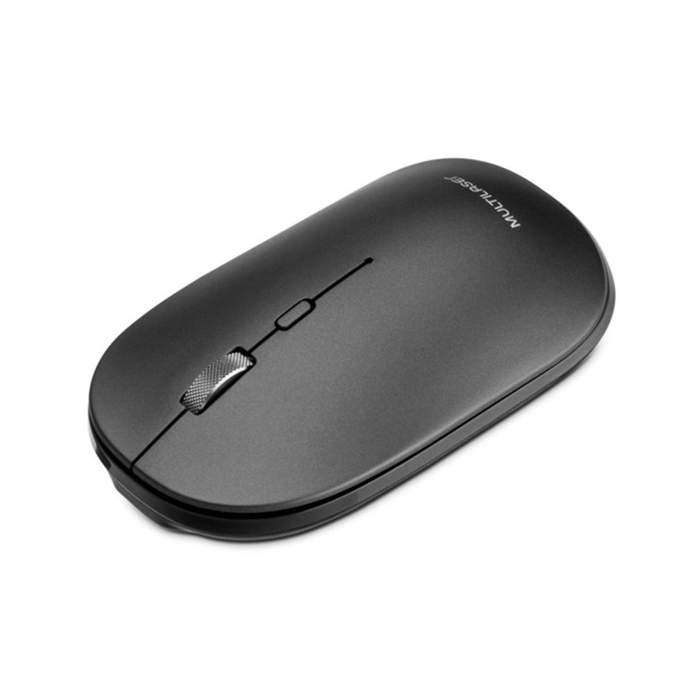 Mouse Multilaser Sem Fio Slim Clique Silencioso 1600DPI Ajustável 4 Botões MS700 Preto