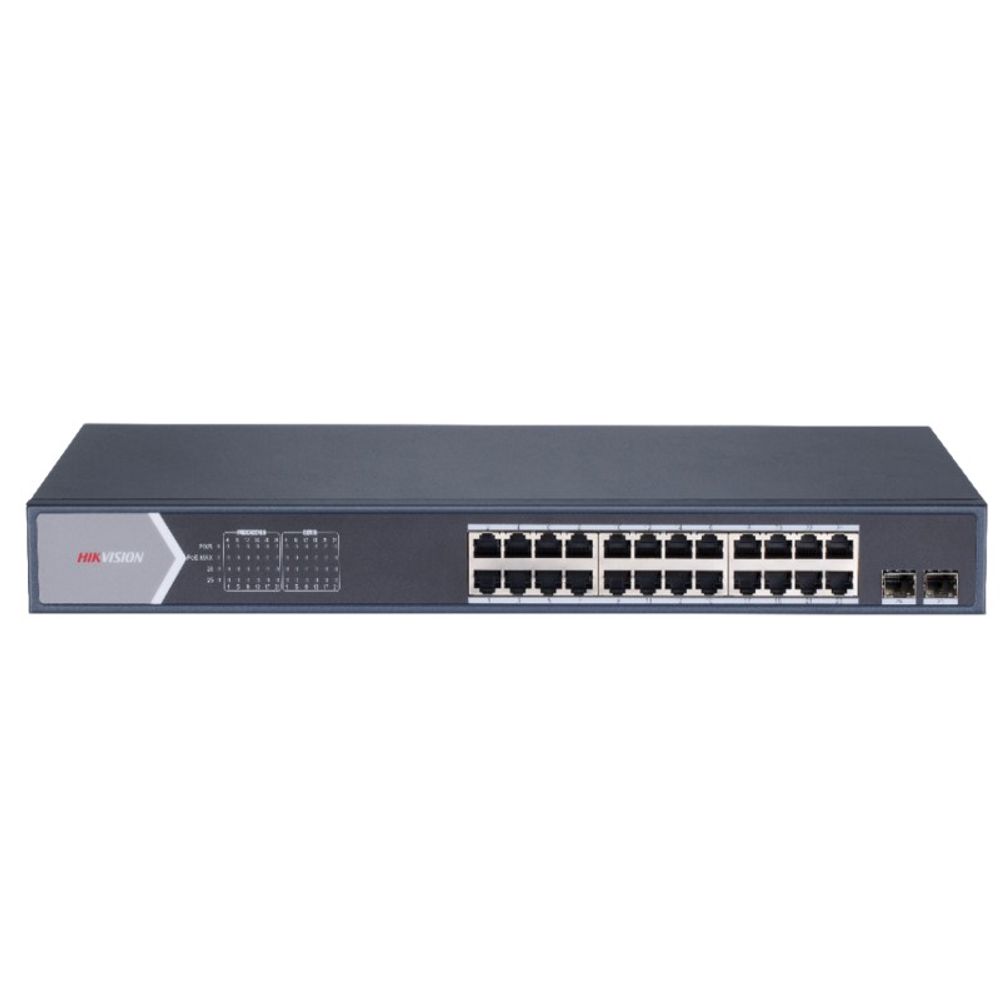 Switch Hikvision 24 Portas 10/100/1000 Mbps POE Gigabit Smart Gerenciável DS-3E1526P-SI