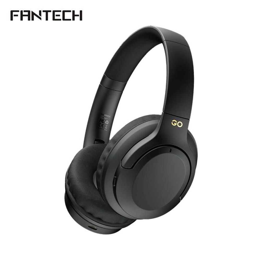 Headphone Fantech WH05 GO Vibe Bluetooth + P3 Preto Headphone Fantech WH05 GO Vibe Bluetooth + P3 Preto