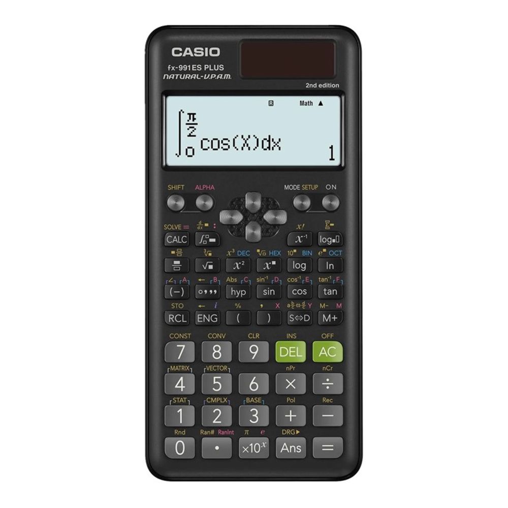 Calculadora Cientifica LCD 4 Linhas 417  Funcoes  FX-991ES Cinza - Casio
