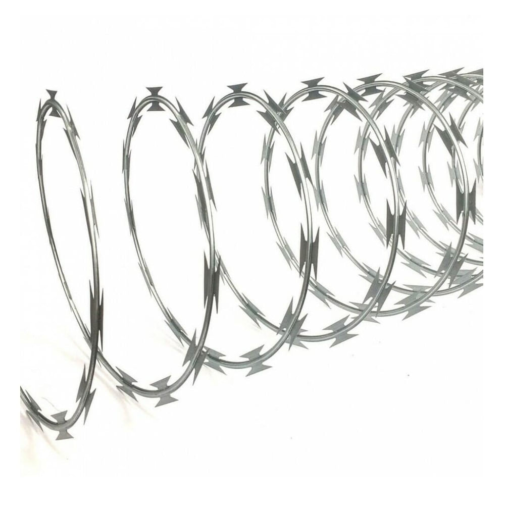 Concertina Simples 30cm 8 metros Rolo - Amazon Aço Concertina Simples 30cm 8 metros Rolo - Amazon Aço