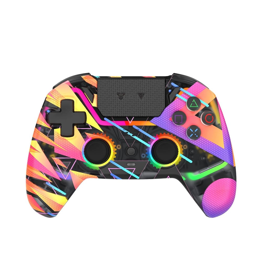 Controle sem Fio Fantech para PC/PS3/PS4 BT Nova Pro RGB WGP14V2 Rainbow