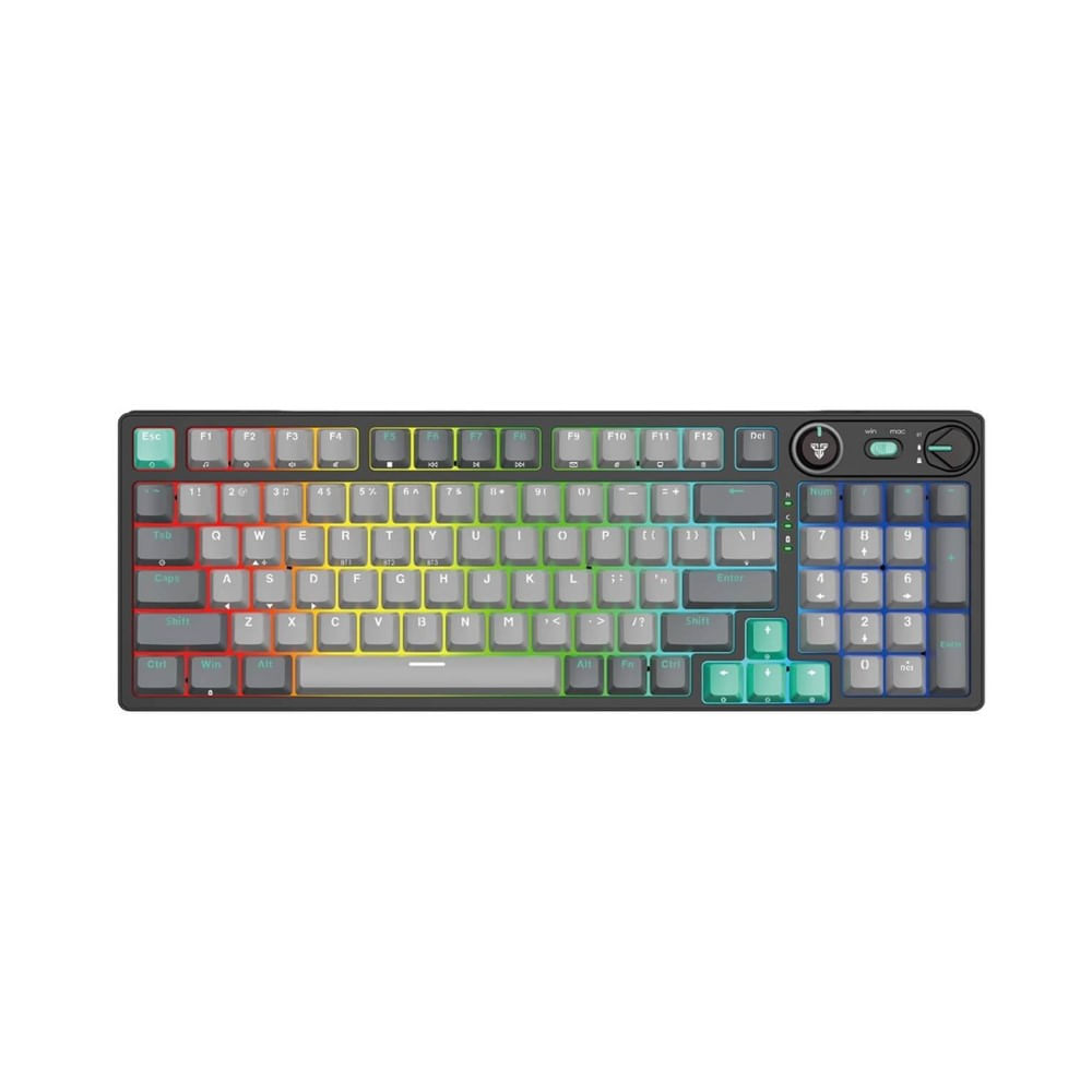 Teclado Fantech USB/BT/Wireless Gamer Mecanico Atom Pro96 RGB MK914 Mercury