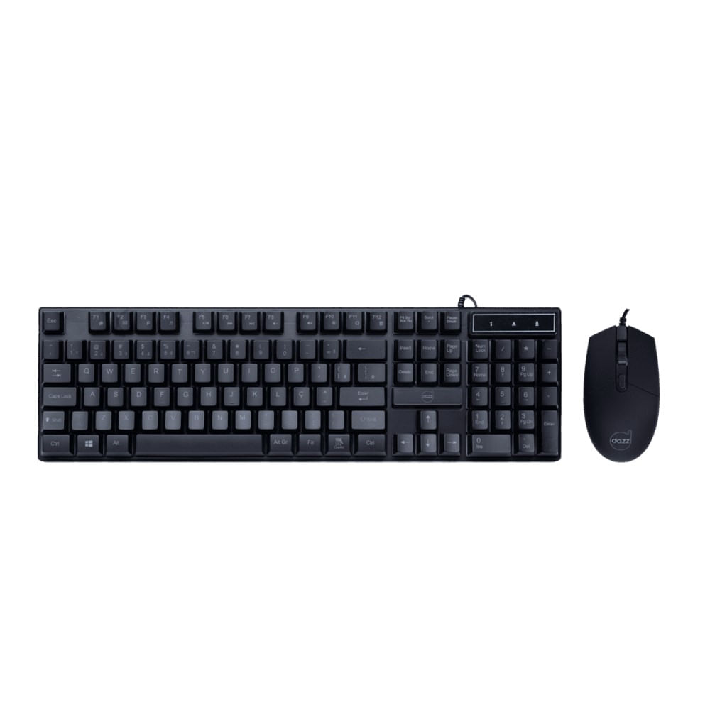 Kit Teclado e Mouse Dazz Com Fio Shadowstrike Duo Kit Teclado e Mouse Dazz Com Fio Shadowstrike Duo