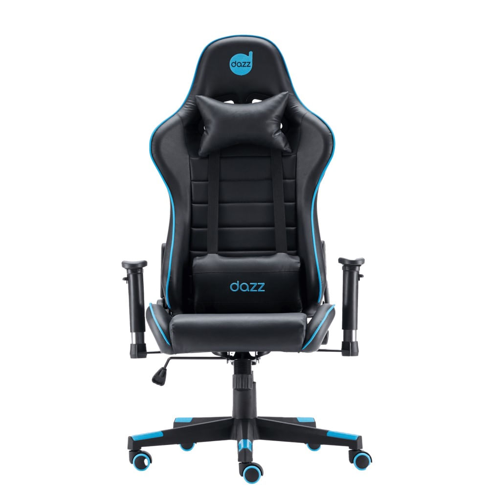 Cadeira Gamer Prime-X V2 Preto/Azul - Dazz Cadeira Gamer Prime-X V2 Preto/Azul - Dazz