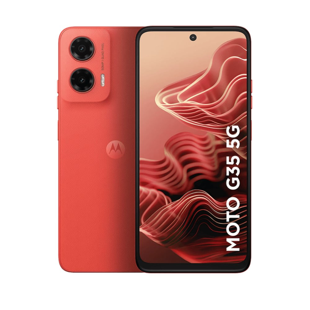 Smartphone Moto G35 5G Android 14 256GB Cam 50MP+8MP Cam Front 16MP Octa-Core Tela 6.7