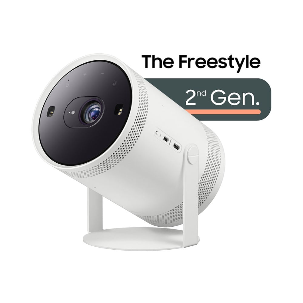 Projetor Multimídia Smart Samsung The Freestyle 2nd Gen até 100 Polegadas - Samsung Projetor Multimídia Smart Samsung The Freestyle 2nd Gen até 100 Polegadas - Samsung