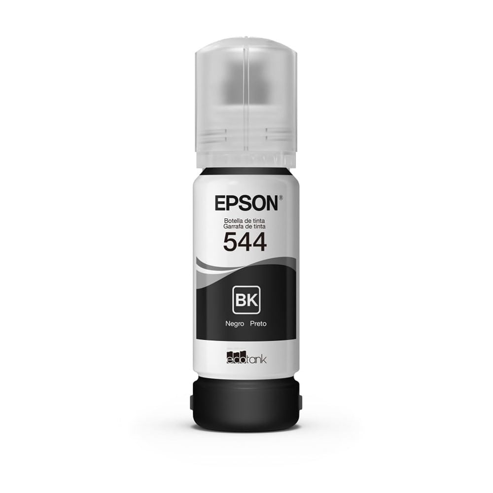 Garrafa de Tinta Epson T544 T544122 - BR Preto Garrafa de Tinta Epson T544 T544122 - BR Preto