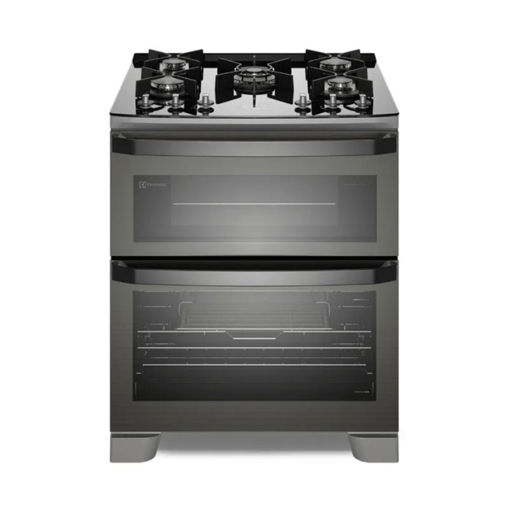 Fogão Electrolux 5 Bocas Expert Função Air Fryer FE5AD 220V Cinza