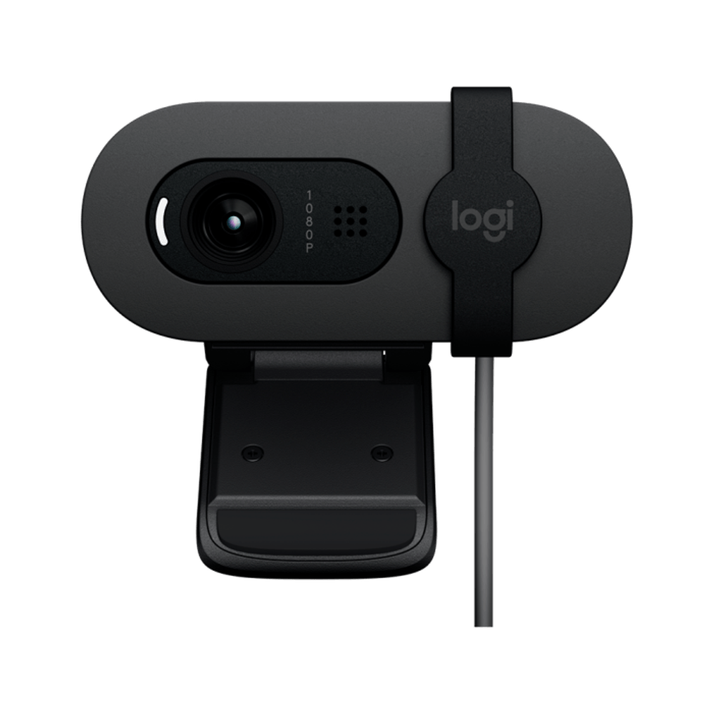 Webcam BRIO 100 FHD 1080P Cinza - Logitech Webcam BRIO 100 FHD 1080P Cinza - Logitech