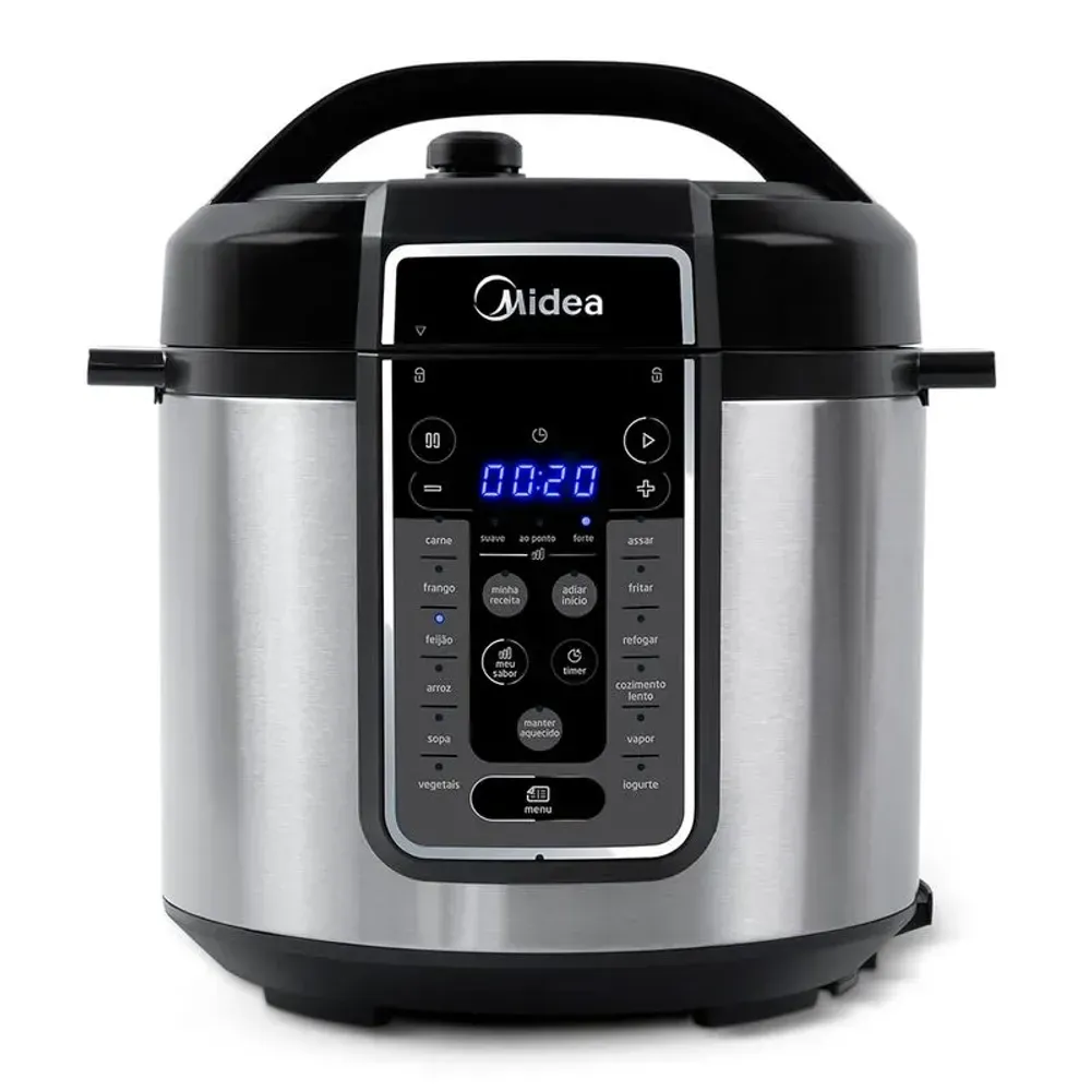 Panela Eletrica de Pressão MasterSteam 6L PPG70S1 127V Inox - Midea