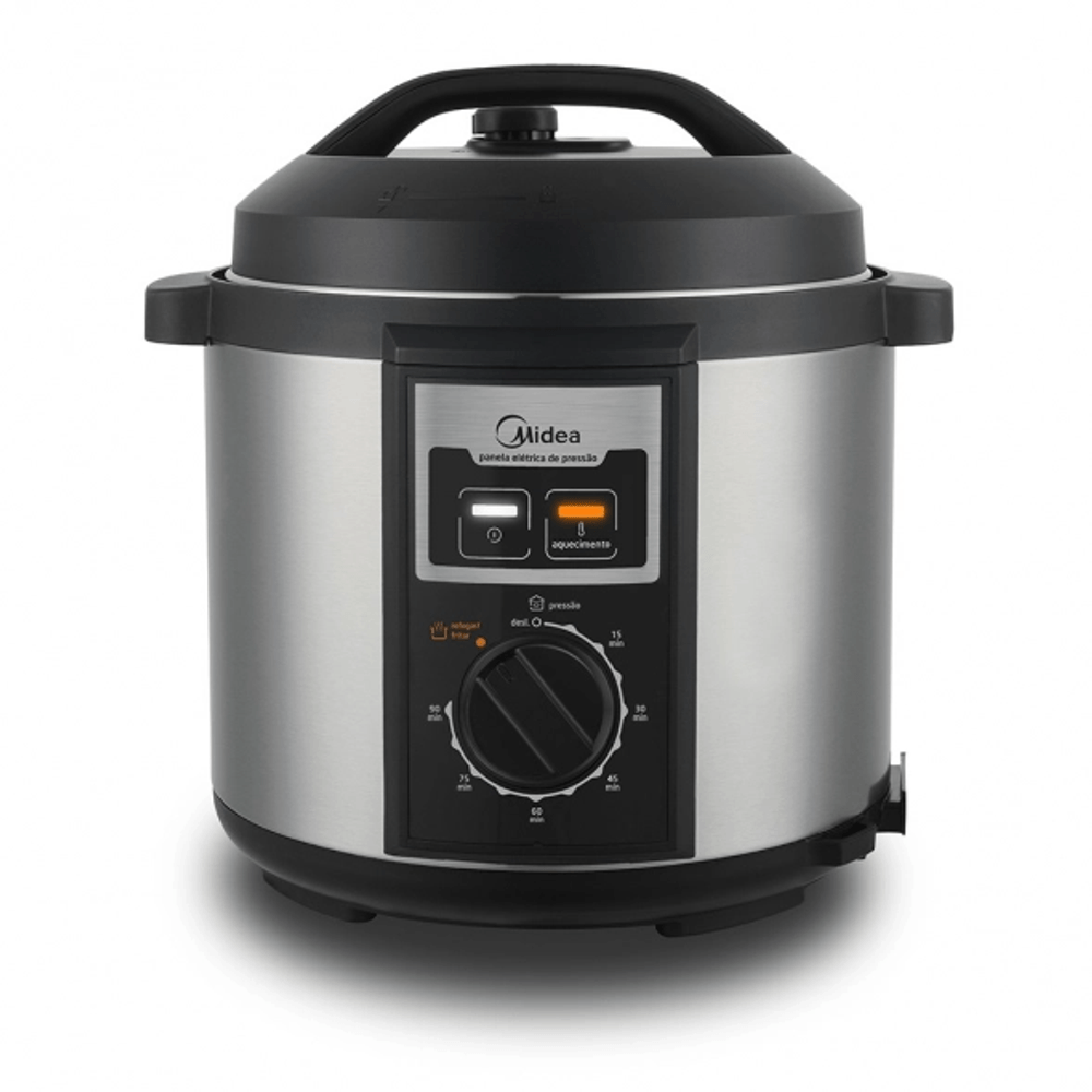 Panela Eletrica de Pressão 6L PPB71 127V Inox - Midea
