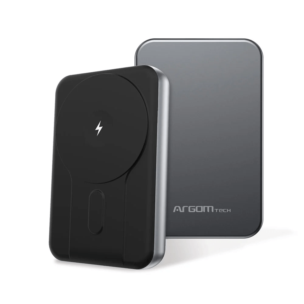 Carregador Portátil Argom USB-C/Magnético 10000 MAH MS10 Preto Carregador Portátil Argom USB-C/Magnético 10000 MAH MS10 Preto