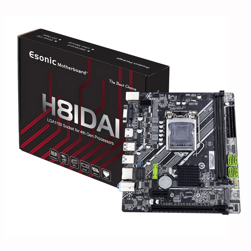 Placa Mãe Esonic Micro ATX Intel 5/4G H81 LGA 1150