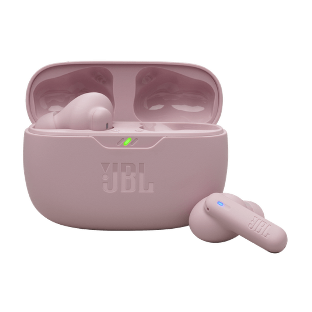 Fone de Ouvido JBL Intra Auricular TWS Wave Beam 2 Rosa