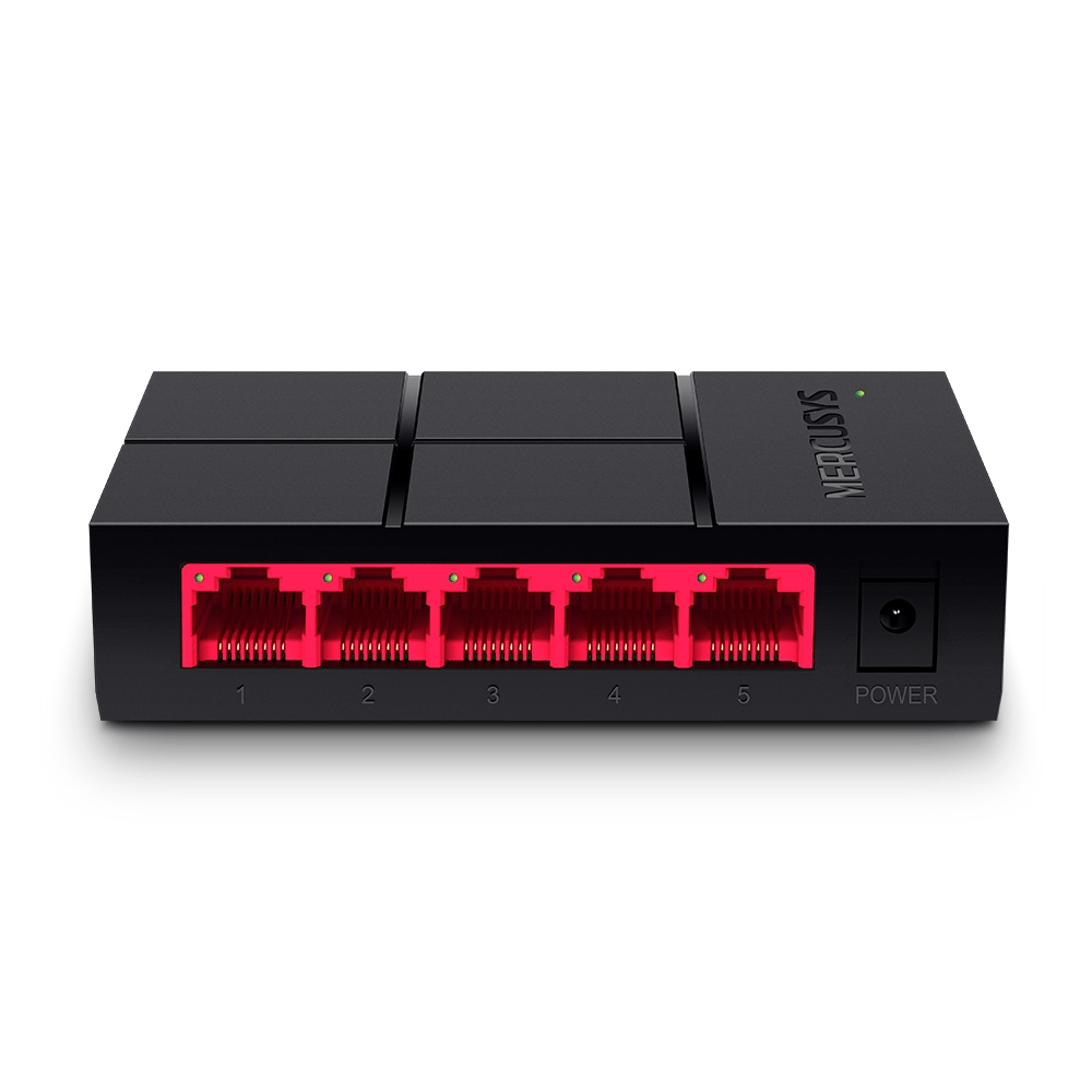 Switch 5 Portas 10/100/1000 Mbps Gigabit MCS0040 - Mercusys
